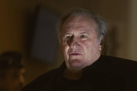 Gérard Depardieu bei seinem Prozess wegen sexueller Gewalt im Frühjahr 2025