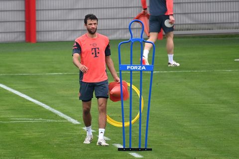 Thomas Müller im Bayern-Training