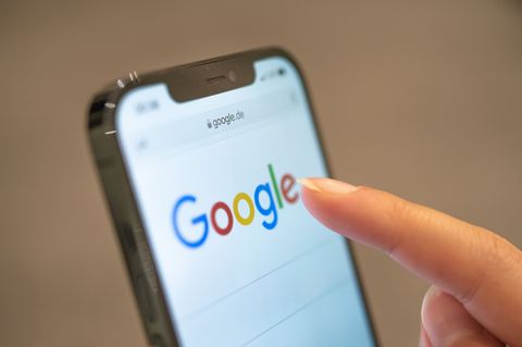 Google-Suche auf einem Smartphone