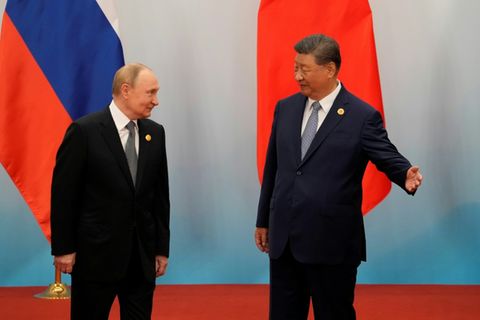 Putin (l.) und Xi
