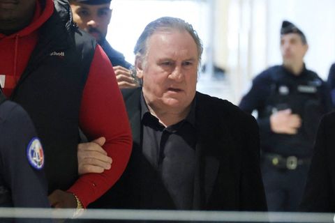 Gérard Depardieu bei seiner Ankunft im Mai vor Gericht in Paris.