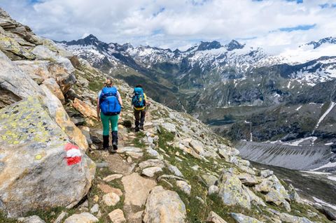 Berg Schwarzenstein, der direkt auf der Grenze zwischen Südtirol und Tirol liegt