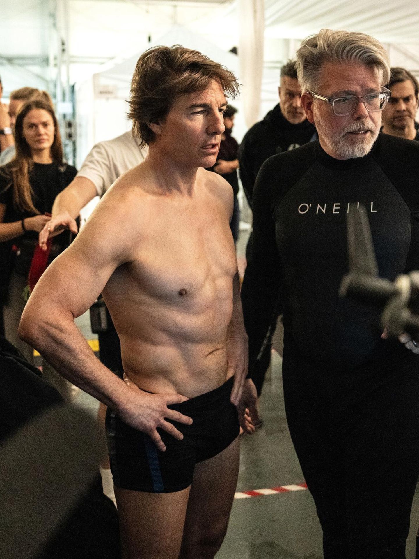 Muskeln: Tom Cruise mit nacktem Oberkörper
