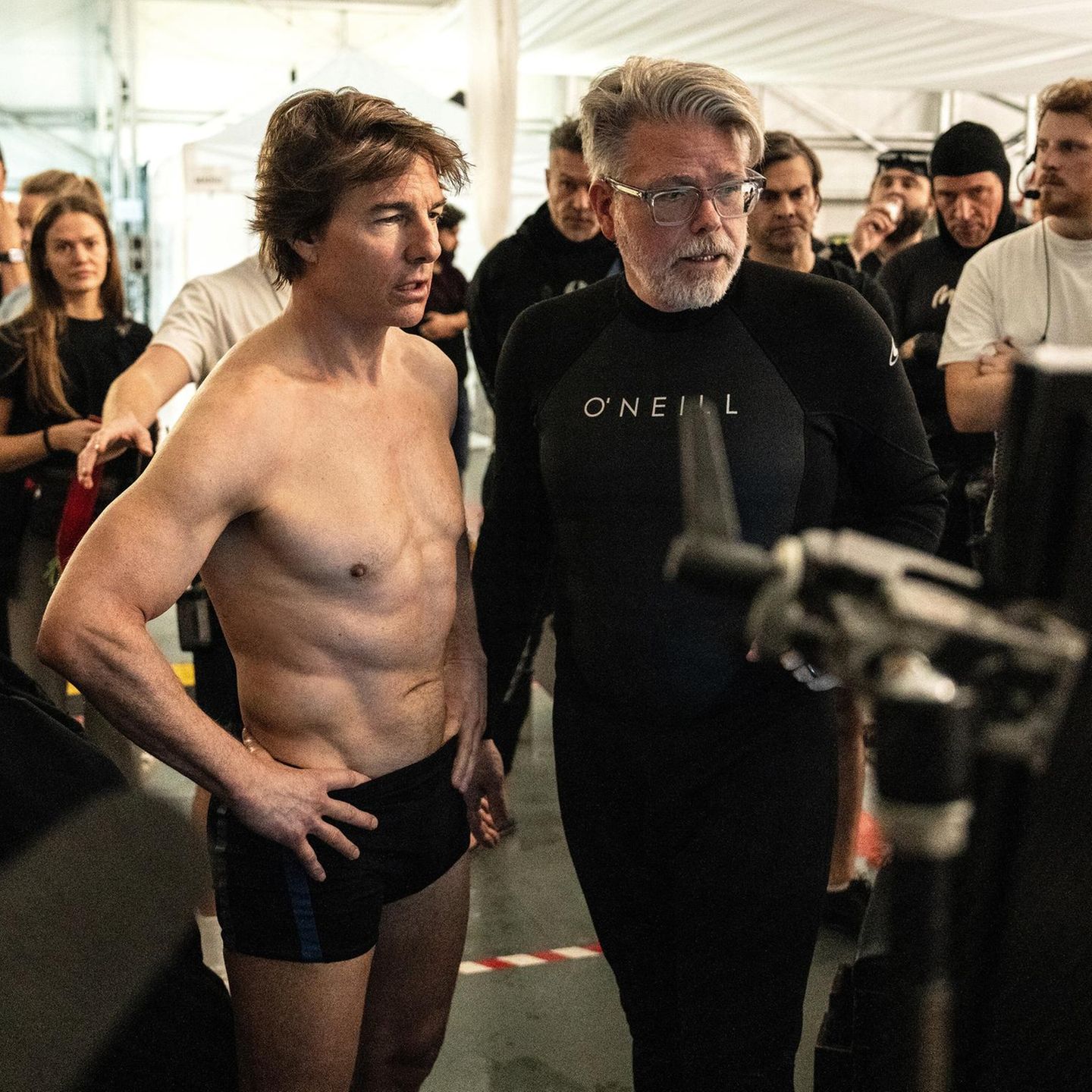 Muskeln: Tom Cruise mit nacktem Oberkörper