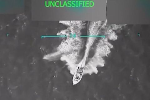 Video soll US-Abschuss von Drogen-Boot aus Venezuela zeigen