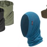 Der geschützte Hals  Der gute alte Schal sieht zwar schick aus, ist für den Wintersport jedoch nur bedingt geeignet. Er verrutscht leicht, durch die entstandenen Lücken zieht es, und die Wolle saugt sich gerade bei größerer Anstrengung mit Schweiß voll.  Die Lösung sind Schlauchschals aus Fleece oder Merinowolle. Die praktischen Halswärmer gibt es in unterschiedlichen Längen und Formen: von kurzen Varianten, die nur den Hals schützen, bis hin zu längeren Modellen, die sich über Mund und Nase ziehen lassen. Manche Schlauchschals lassen sich sogar über den Nacken und über den Kopf ziehen – quasi als Halsmützen