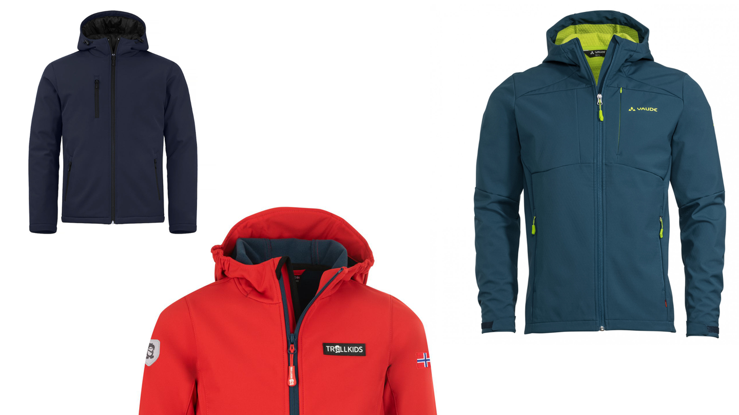 Drei Softshell Jacken