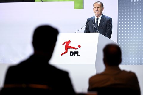 Hans-Joachim Watzke wurde bei der DFL wiedergewählt. Foto: Britta Pedersen/dpa