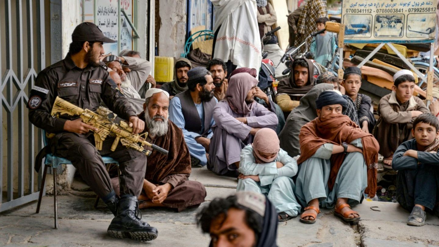 Menschen in Kandahar in Afghanistan