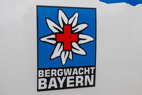 Das Logo der Bergwacht Bayern – anlässlich Unfall im Allgäu