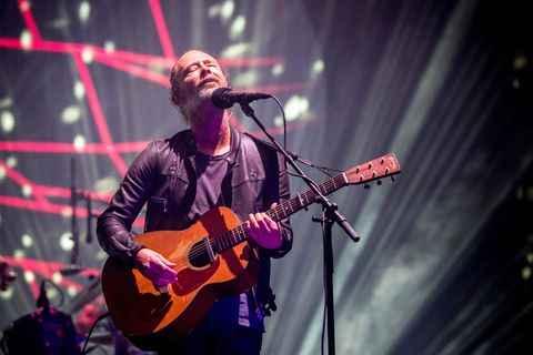 Radiohead-Sänger Thom Yorke. Mit Songs wie "Karma Police" und "Creep" erlangte die britische Band in den 90er Jahren weltweite B