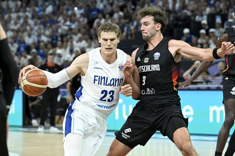 Gab im Duell der Stars den Ton an: Franz Wagner. Foto: Heikki Saukkomaa/Lehtikuva/dpa