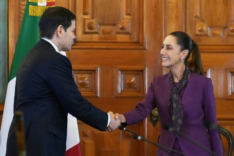 Rubio mit Mexikos Präsidentin Sheinbaum