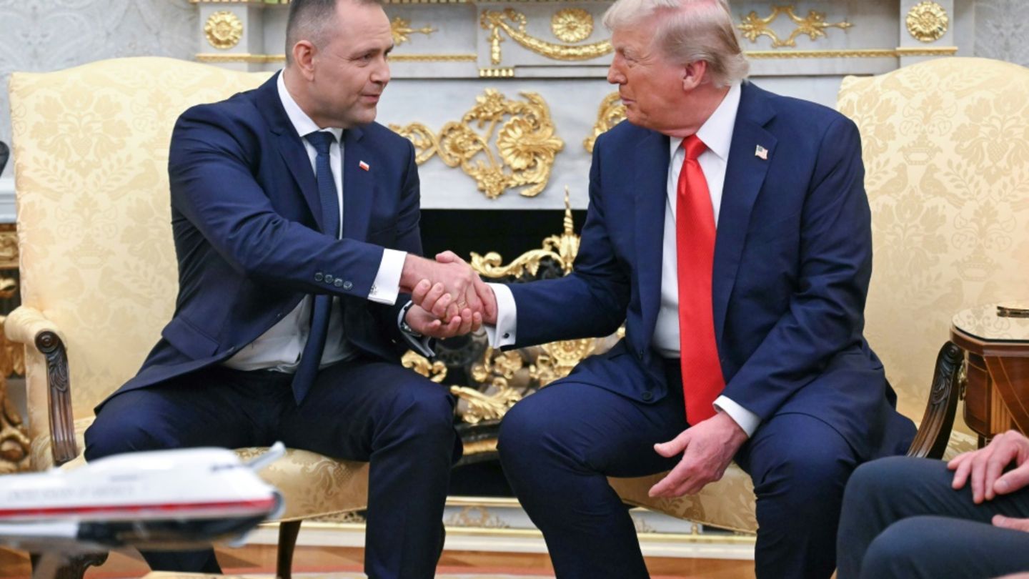 Trump und Nawrocki im Weißen Haus