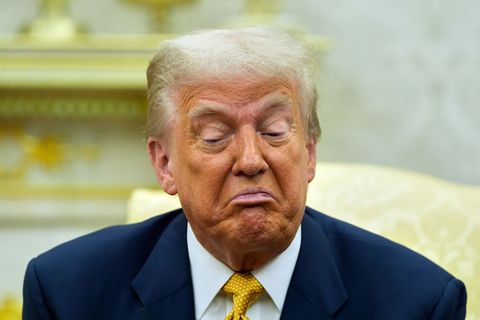 In den USA soll der Oberste Gerichtshof nun über Donald Trumps Zollpolitik entscheiden. (Archivbild) Foto: Alex Brandon/AP/dpa
