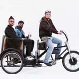 Rikscha mit 3 Männern