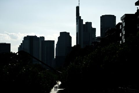 Bankenviertel in Frankfurt