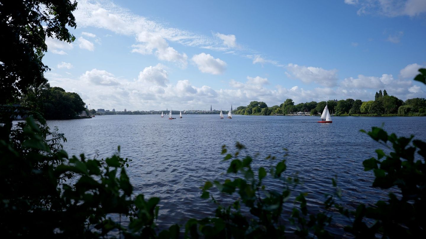 In der Alster ist ein Mann ertrunken. (Archivbild) Foto: Marcus Brandt/dpa