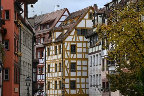 Häuser in Nürnberger Altstadt