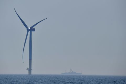 Windkraftanlage in der Ostsee