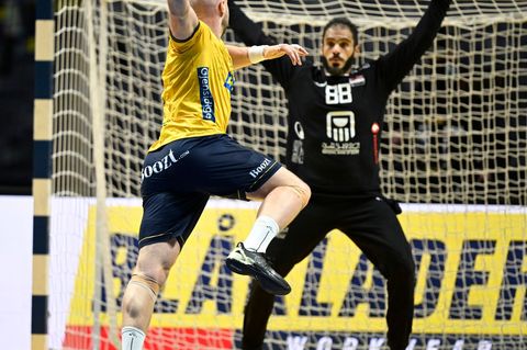 Der Ägypter Karim Hendawy verstärkt die HSG Wetzlar. Foto: Anders Wiklund/TT News Agency/AP/dpa