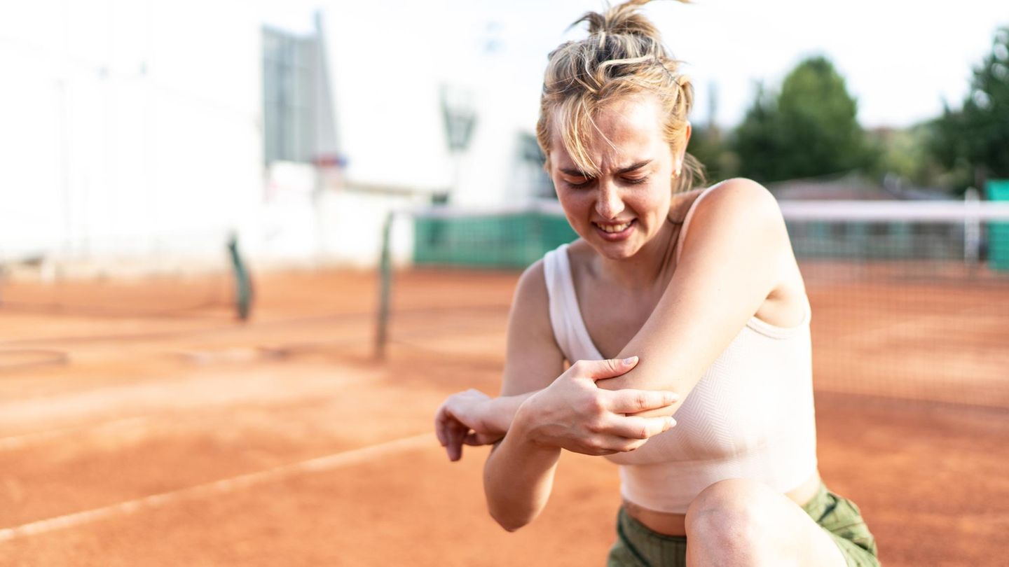 Tennis arm: pain in the elbow – and what helps against it