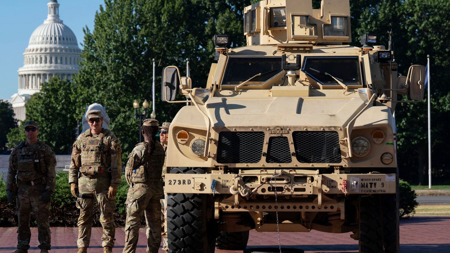 US capital: Washington complains against the use of the National Guard