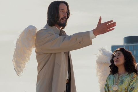 Keanu Reeves und Sandra Oh in "Good Fortune - Ein ganz spezieller Schutzengel"