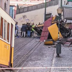 Bei der Entgleisung der historischen "Elevador da Gloria" sind 16 Menschen ums Leben gekommen
