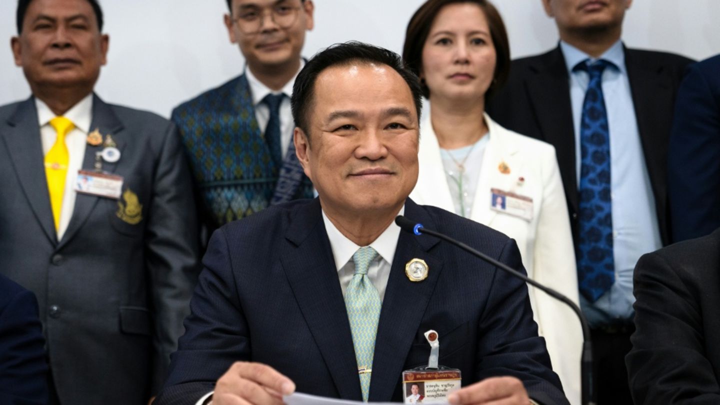 Anutin Charnvirakul am Mittwoch in Bangkok