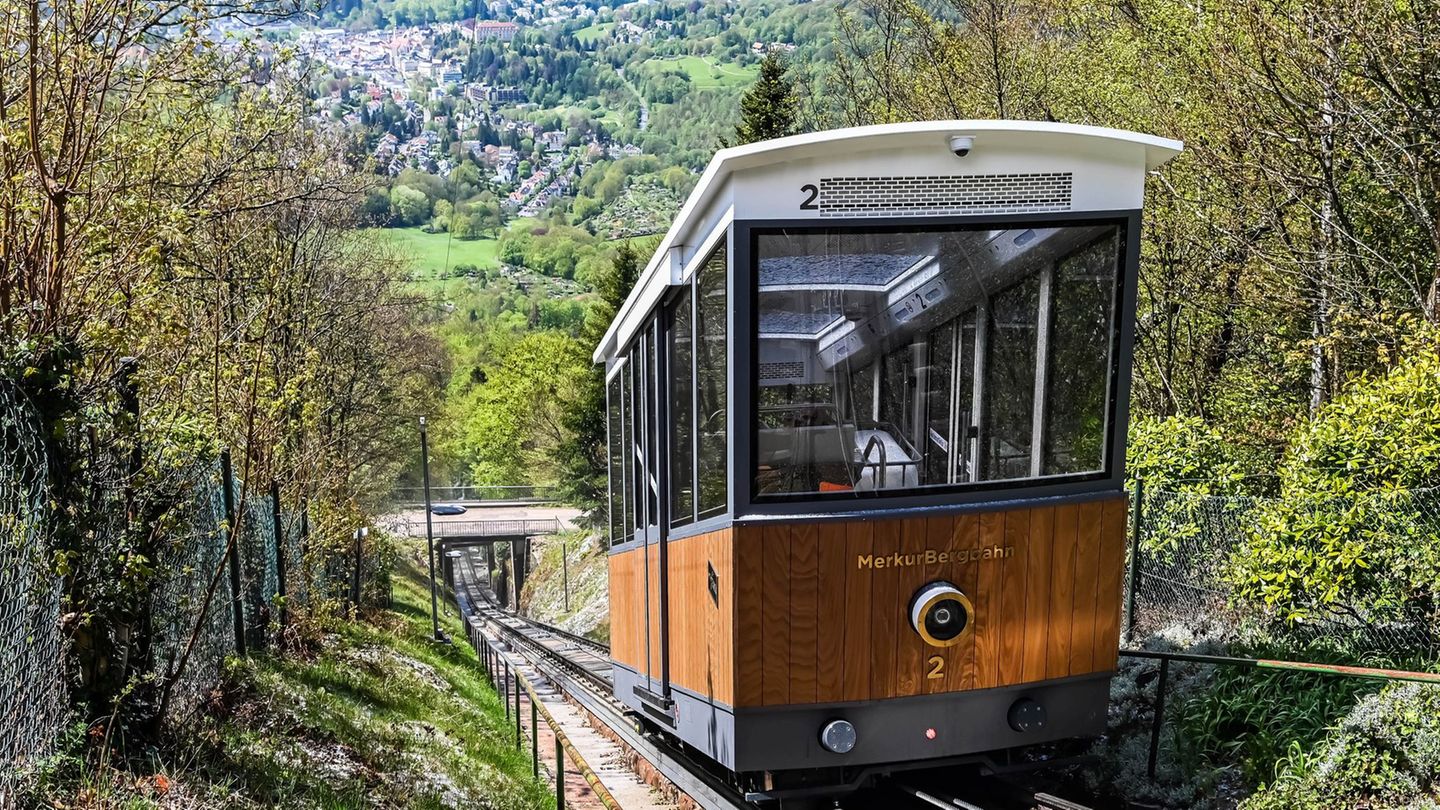 Merkurbergbahn in Baden-Baden: Wie sicher sind die Standseilbahnen im Südwesten? (Archivbild) Foto: Uli Deck/dpa
