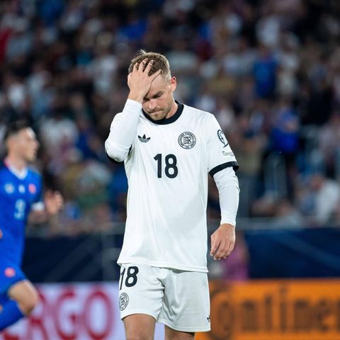 Maximilian Mittelstädt beim Spiel Slowakei Deutschland