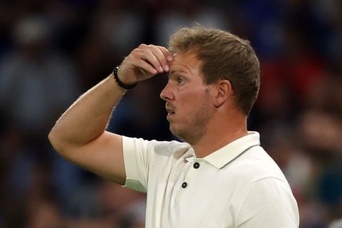 Julian Nagelsmann schrieb mit dem 0:2 in der Slowakei ungewollt DFB-Geschichte. Foto: Christian Charisius/dpa