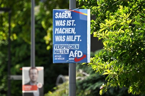 AfD-Wahlplakat in Nordrhein-Westfalen