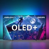 Der Philips OLED+950 steht vor einer weiße Wand