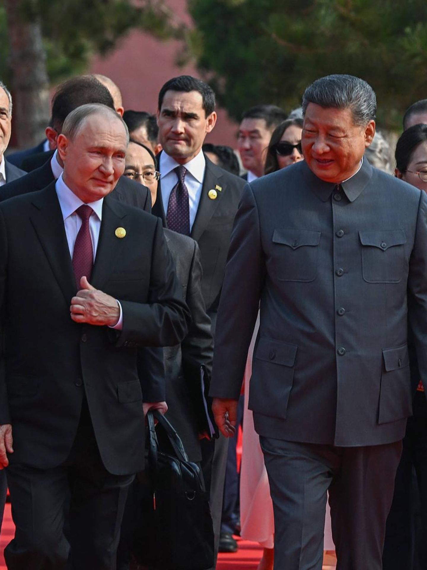 Putin, Xi und Kim Jong-un in Peking