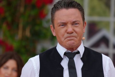 Stefan Mross bei seiner Rückkehr auf die "Immer wieder sonntags"-Bühne vor wenigen Tagen.