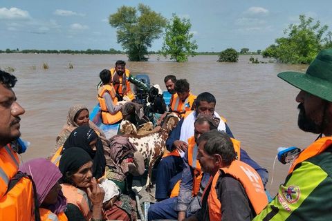 Extreme Wetterereignisse nehmen in dem südasiatischen Land zu. Foto: Ppi/PPI via ZUMA Press Wire/dpa