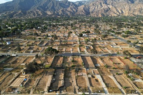 Zerstörung in Altadena nach dem "Eaton"-Brand