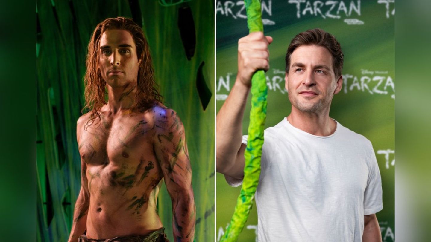 Philipp Büttner (l.) tritt in Hamburg als "Tarzan" in die Fußstapfen von Alexander Klaws.