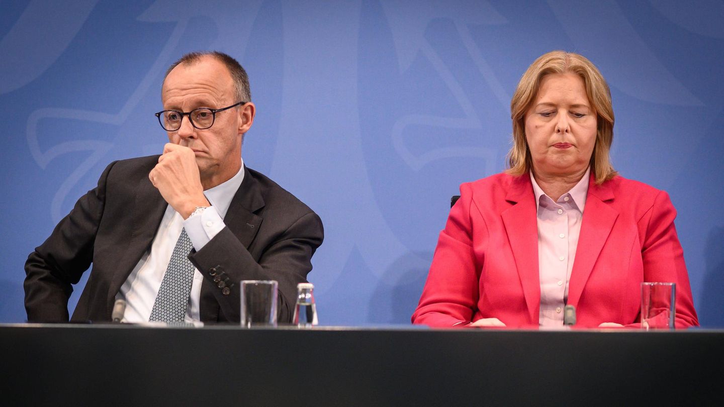 Kanzler Friedrich Merz und Bärbel Bas