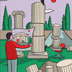 Drei Säulen sichern die Altersvorsorge: gesetzliche Rente, Betriebsrente und freies Vermögen.