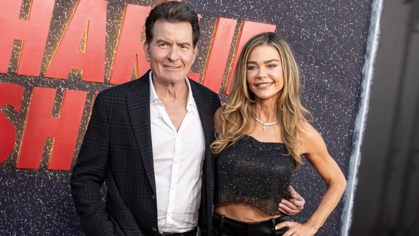 Charlie Sheen and Denise Richards: Rare Red Carpet appearance of the ex-hustle