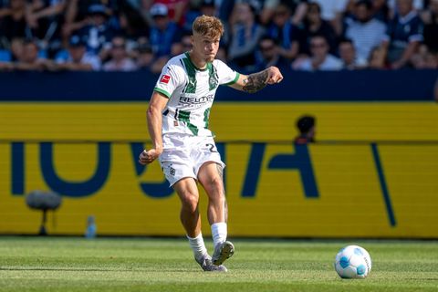 Luca Netz brachte Gladbach mit 1:0 in Führung. Foto: David Inderlied/dpa