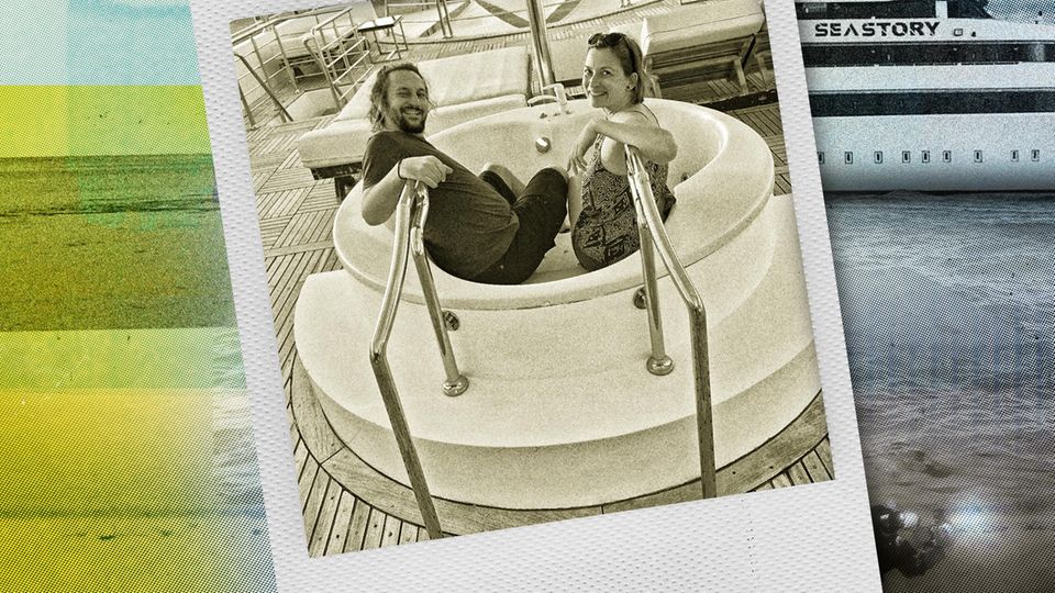 Paar im Pool