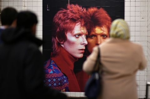 Ein David Bowie-Kunstwerk in New York