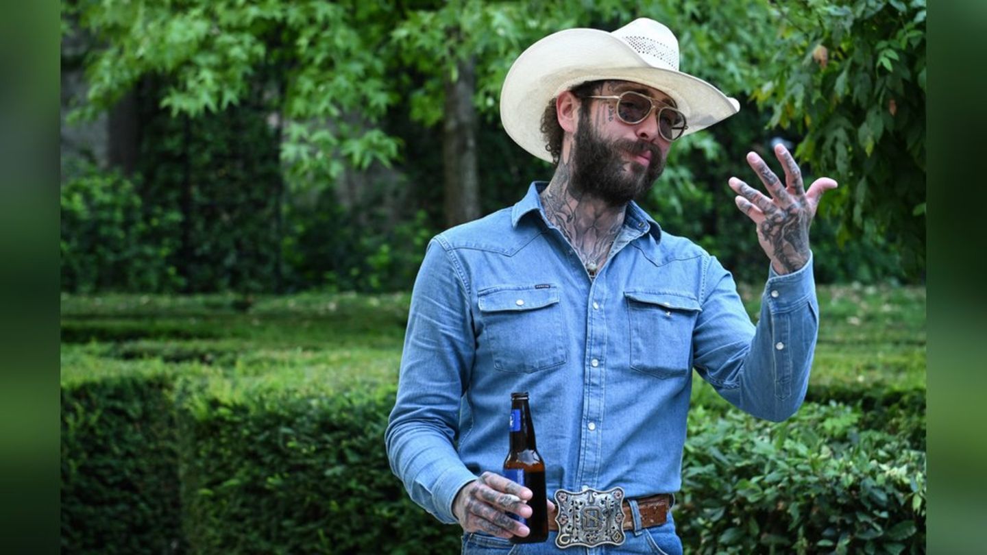 Post Malone vor wenigen Tagen in Paris.