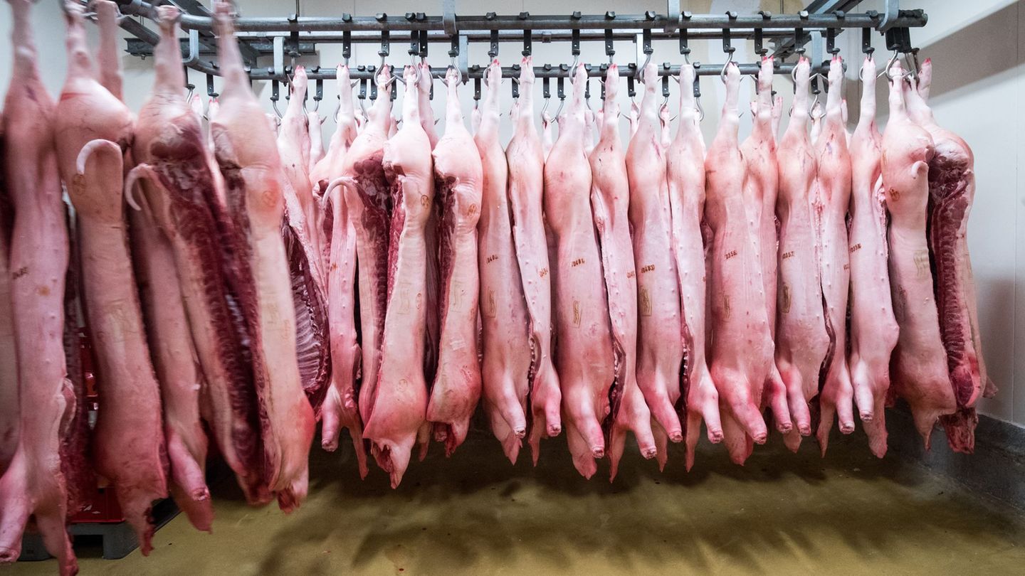 China erschwert mit Zöllen den Import von Schweinefleisch aus der EU. (Symbolbild) Foto: Christian Charisius/dpa