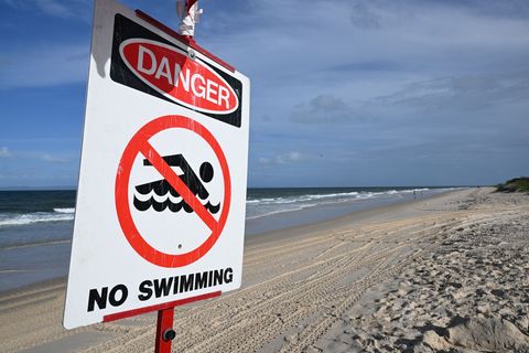 Tödliche Haiangriffe sind auch in Australien selten - voriges Jahr gab es keinen einzigen. (Archivbild) Foto: Darren England/AAP