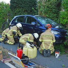 Die Feuerwehr ist in Stuhr, Niedersachsen ist im Einsatz
